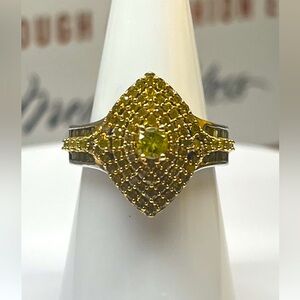 Genuine Yellow Diamonds Ring